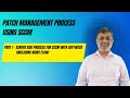 Patch Management Process using SCCM. Part 1: Server Side process for SCCM with SUP/WSUS.