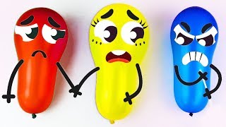 Funny balloons and their facial expressions - DOODLAND GOODLAND #33