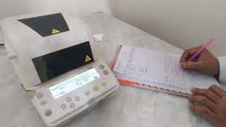 Moisture Calculation using Unibloc Moisture Analyzer| Model: MOC63u | Brand: SHIMADZU | M A Shaon