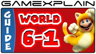 Super Mario 3D World - World 6-1 Green Stars \u0026 Stamp Locations Guide \u0026 Walkthrough