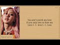 blackpink love to hate me lyrics