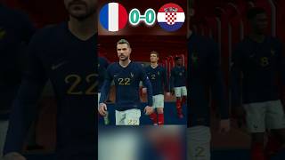 France vs Croatia Penalty Shootout Thriller in eFootball ⚽🇫🇷🇭🇷 #shorts #football  #efootball