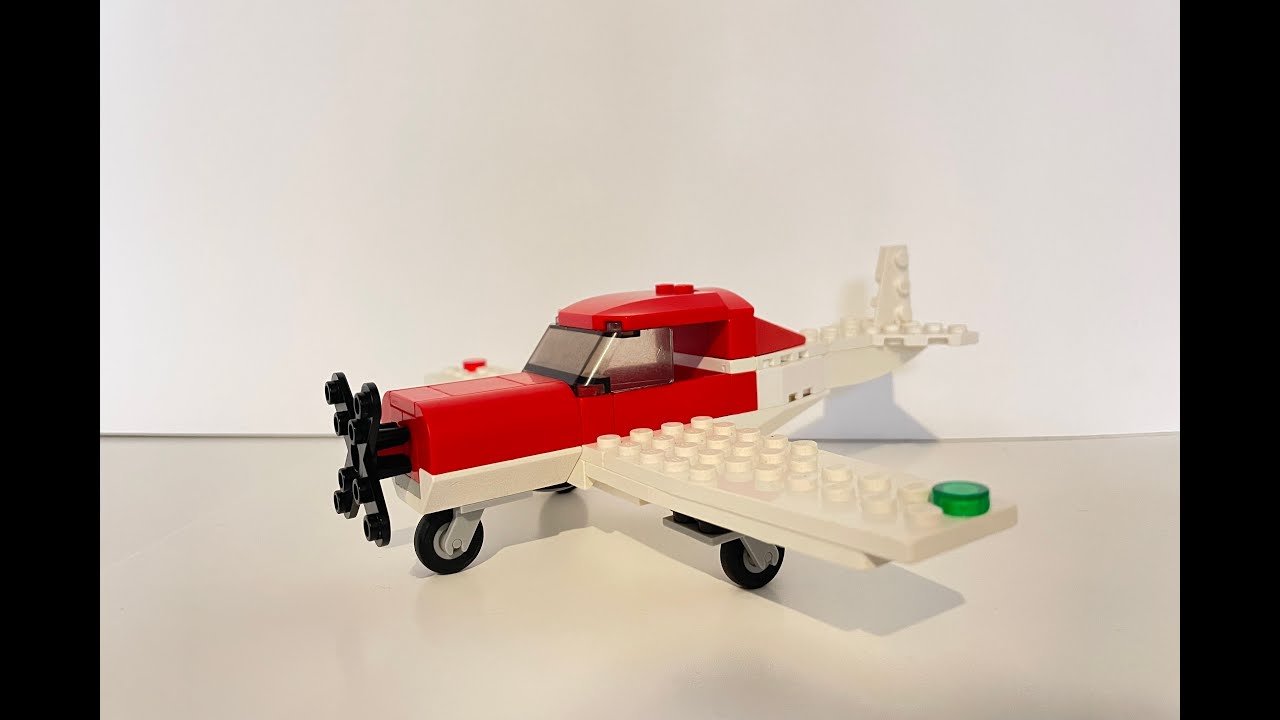 Lego Airplane Tutorial Youtube