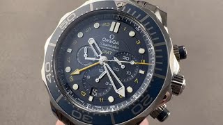Omega Seamaster Diver 300M GMT Chronograph 212.30.44.52.03.001 Omega Watch Review