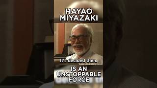 Hayao Miyazaki is an Unstoppable Force