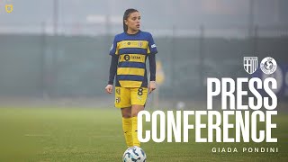 Press Conference | Pondini dopo Parma-Arezzo | Serie B Femminile 2024/25