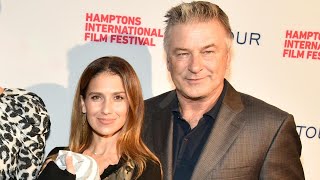 Hilaria Baldwin Carries 4-Month-Old Son Romeo on the Red Carpet