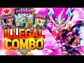 This ILLEGAL LD COMBO SHOCKS Guardian Players in Summoners War