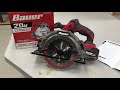 harbor freight tool review bauer 6 1 2” 20 volt lithium hypermax cordless circular saw awesome