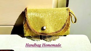 Handbag Making ll Hand Purse Making at Home ll Designer Hand Bag ll Party Wear Bag ll  Potli Bag