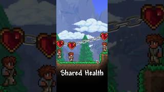 Terraria HARDCORE Master mode 1 Health, Shared Health is INSANE!!  #terraria #hardcore #1health