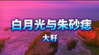 白月光与朱砂痣 - 大籽（抖音热门歌曲）「白月光在照耀你才想起她的好 朱砂痣久难消你是否能知道 窗前的明月照 你独自一人远眺白月光是年少 是她的笑」  【动态歌词】