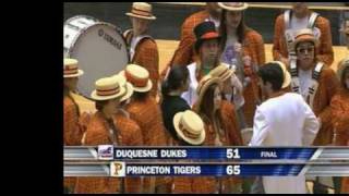 The Princeton University Band - College Basketball Inivtational vs Duquesne