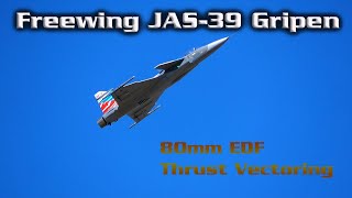 Freewing JAS-39 Gripen 80mm EDF Jet w/ Thrust Vectoring | HobbyView