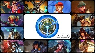 VAINGLORY: 12 Heroes ➕Echo➕4Shatterglass➕ULT ⚔️VS⚔️Turret!