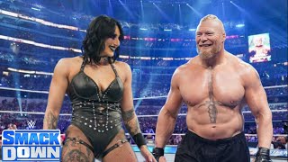 WWE Full Match - Rhea Ripley Vs. Brock Lesner : SmackDown Live Full Match