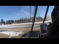 quad city challenger ii winter flight into foothills