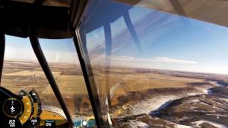 Quad City Challenger II - Winter Flight into Foothills