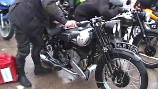 Starting a Brough Superior