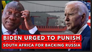 US  Lawmakers Ask Biden to Punish South Africa for Supporting Russia