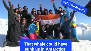 में Antarctica गया था. Hindi. When a 30 Tonne whale was playing under our raft! #2041foundation