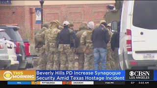 Authorities Increase Security At Local Synagogues Out Of An Abundance Of Caution Following Texas Sta
