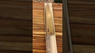 Masamoto KS 240 mm Shirogami Gyuto unboxing