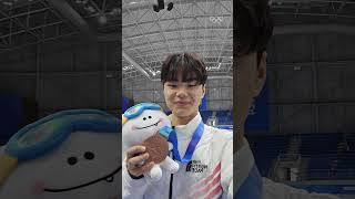 2024 강원 동계청소년올림픽 스피드스케이팅⛸️ 경기 후 행복한 셀피 타임🤳