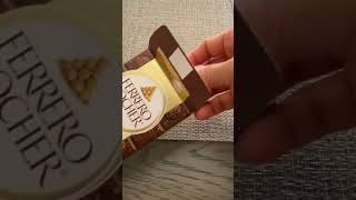 Unboxing Ferrero Rocher Milk Hazelnut \u0026 Almond #shorts #chocolate #sweets