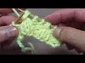 右引き出しノット編み ２目）の編み方【棒針編み初心者さん】編み図・字幕解説 knot stitch knitting japan