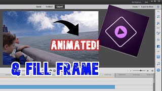 How To Fill The Frame and Animate Skies on Adobe Premiere Elements 2020