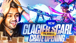 🤩70,000 UC Glacier Scar-L Crate Opening Live | New Glacier Scar-L and Ultimate Set Crate Opening