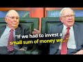 How to Invest With a Small Amount of Money? | Warren Buffett's & Charlie Munger