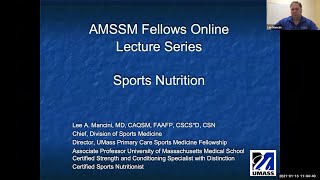 Sports Nutrition | National Fellow Online Lecture Series
