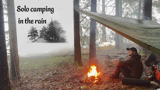 Solo Camping in the rain – My First Time Alone