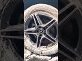 💦Car wheels deep clean after months! Dirty wheel of a Mercedes Benz GLB 2021 #carwash #asmrcar