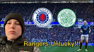 Rangers Unlucky!!! Rangers vs Celtic New Year Old Firm Matchday Vlog
