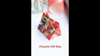 Origami Gift Bag for Earring or Jewellery (Traditional) #Shorts