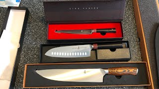 TUO knives RING LITE, RING DM, and Fiery Phoenix, series preview