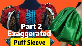 HOW TO SEW AN EXAGGERATED BALLOON SLEEVE | PART 2