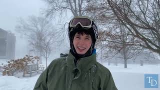 Winter storm slams Tufts campus