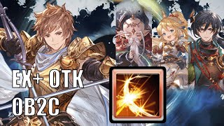 [GBF] Wind GW EX+ OTK 0B2C Elemental Summons x Huanglong W/ New Chrysaor Ultimate Mastery Skill