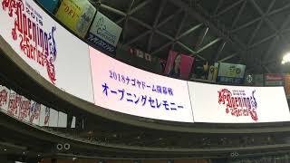 2018/04/03 中日 本拠地開幕戦 国歌独唱  戸田恵子さん