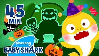 Halloween Trick-or-Treat at the Spooky House? | +Compilation | Halloween Story | Baby Shark Official