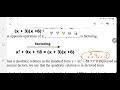 ONTARIO SECONDARY SCHOOL ACADEMIC GRADE 10 MATH - TRINOMIAL FACTORING 06