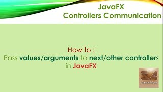 Passing values to other controller in JavaFX
