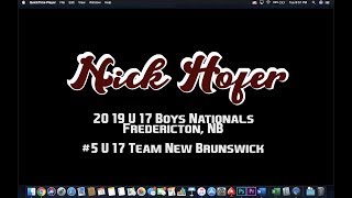 #5 Nick Hofer | U17 Team New Brunswick Nationals Highlights