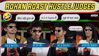 Rohan Cariappa roast | Mtv Hustle 2.0 | Judges 😂 King | Dino james | Dee Mc | Epr