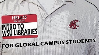 Introduction to WSU Libraries for Global Campus Students