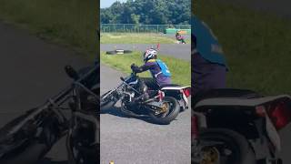 [CB400SF, Honda] Amazing Ride by Rank B Rider, Mr. Kawamura - Moto Gymkhana, Japan #Shorts #cb400sf